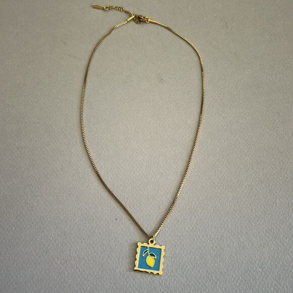 Lemon necklace A1315 - Picture 2 of 4